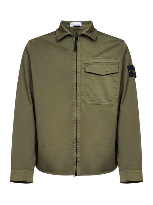 Zip-Up Overshirt STONE ISLAND | L1S151200015S0012V005G